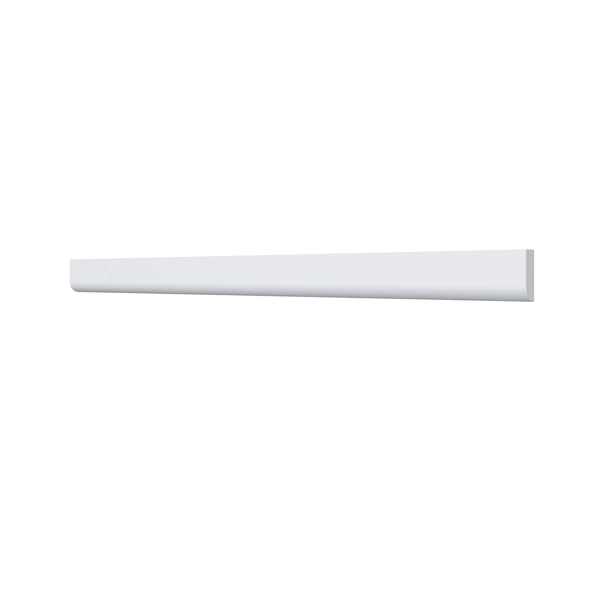 96"W x 3/4"H x 1/4"D Inset Scribe Molding - Truffle Brown
