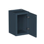Cyber Grey RTA 12"-21"W x 12"D x 18"H 4-Size Single Door Short Wall Cabinet
