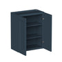 Cyber Grey RTA 24"-36"W x 12"D x 30"-42"H 15-Size Standard Wall Cabinet with 2 Doors and Shelves