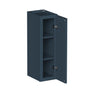 Cyber Grey RTA 9"-21"W x 12"D x 30"-42"H 15-Size Standard Wall Cabinet with Door and Shelves