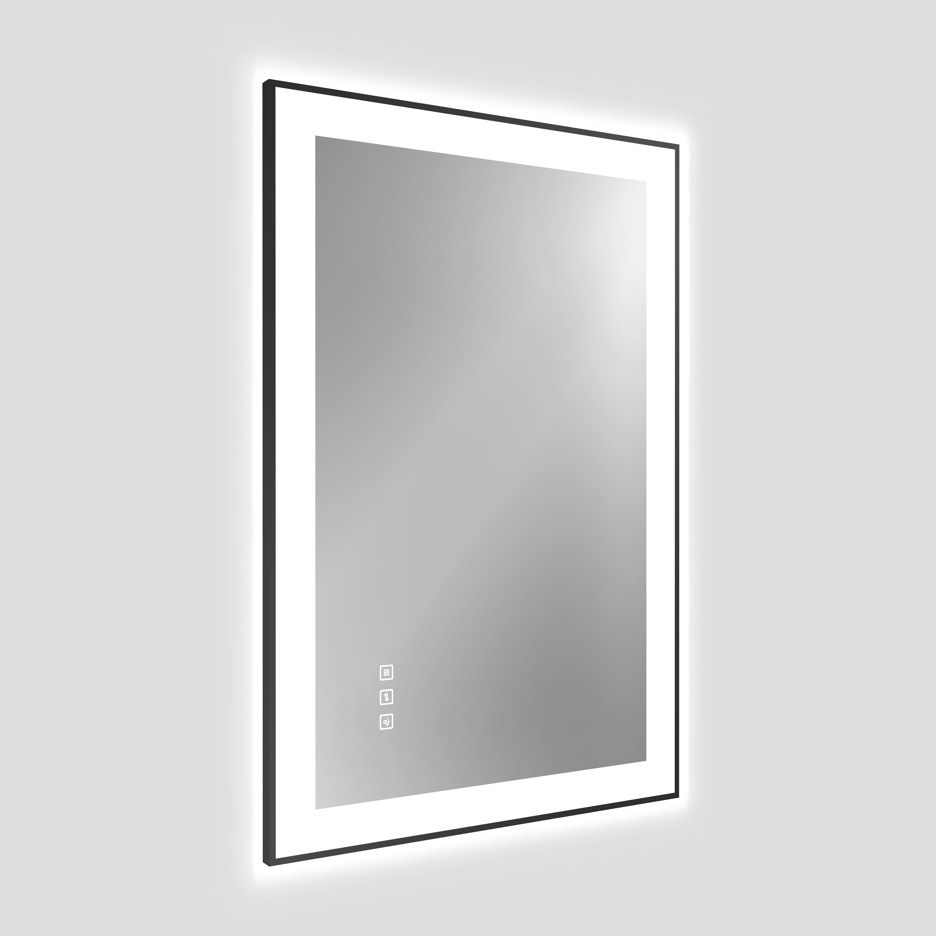 Dual Frame Layers LED Bathroom Mirror with Dual Light Strips