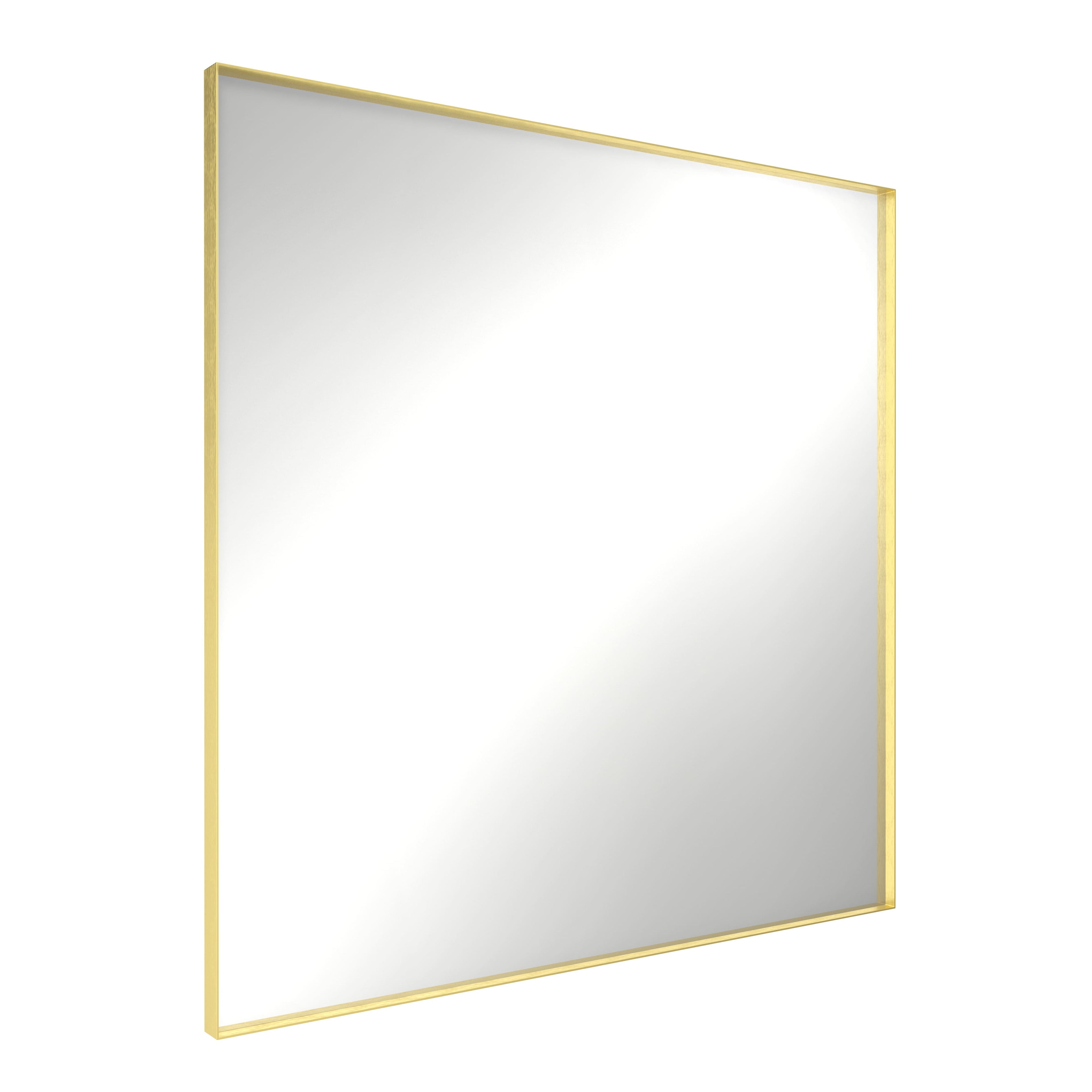 Golden/Silver Framed Tempered Glass Bathroom Mirror with HD Reflection