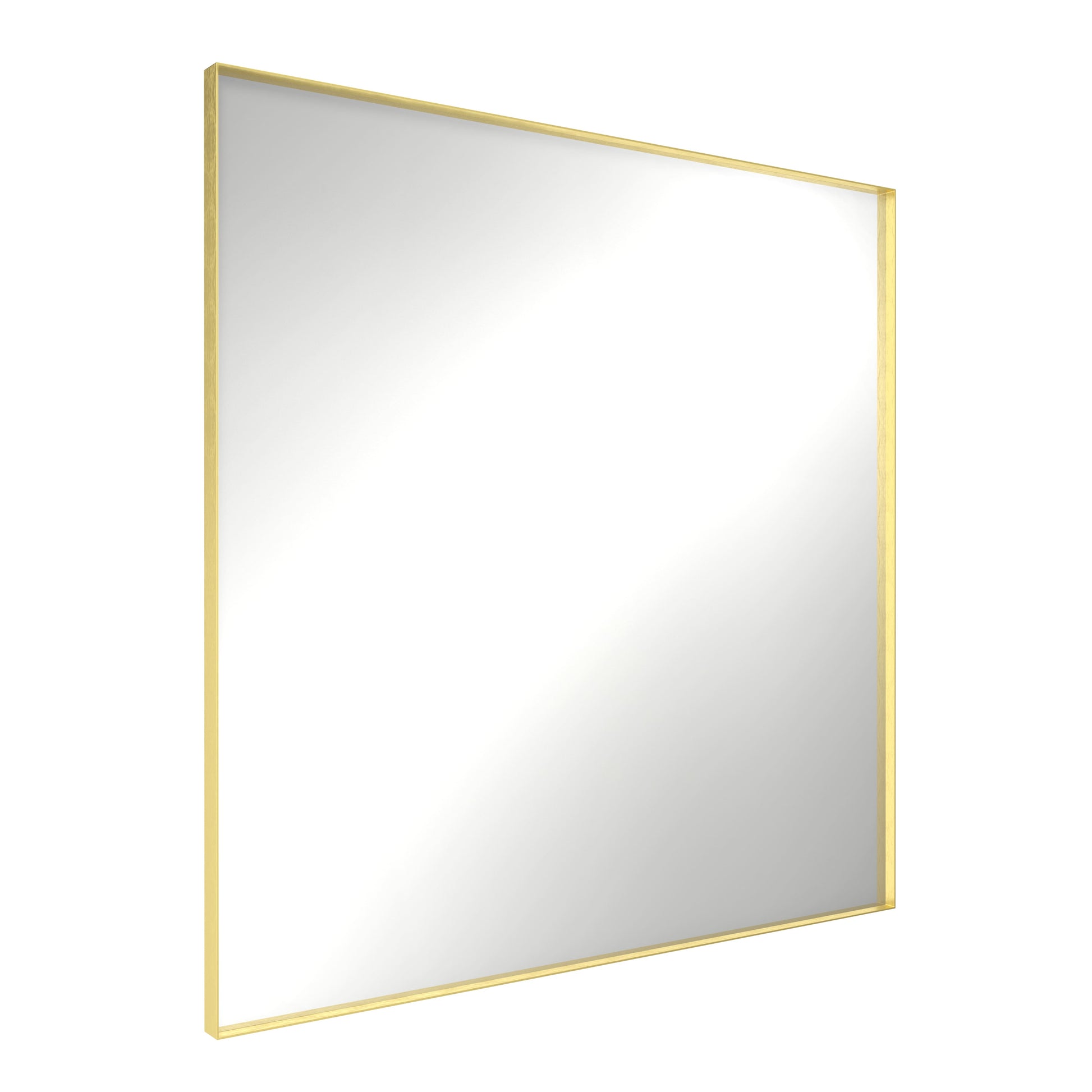 Golden/Silver Framed Tempered Glass Bathroom Mirror with HD Reflection
