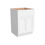 Inset Origami White RTA 24-36"W x 34.5"H x 25"D 5-Size Single Drawer Base Cabinet with 2 Doors