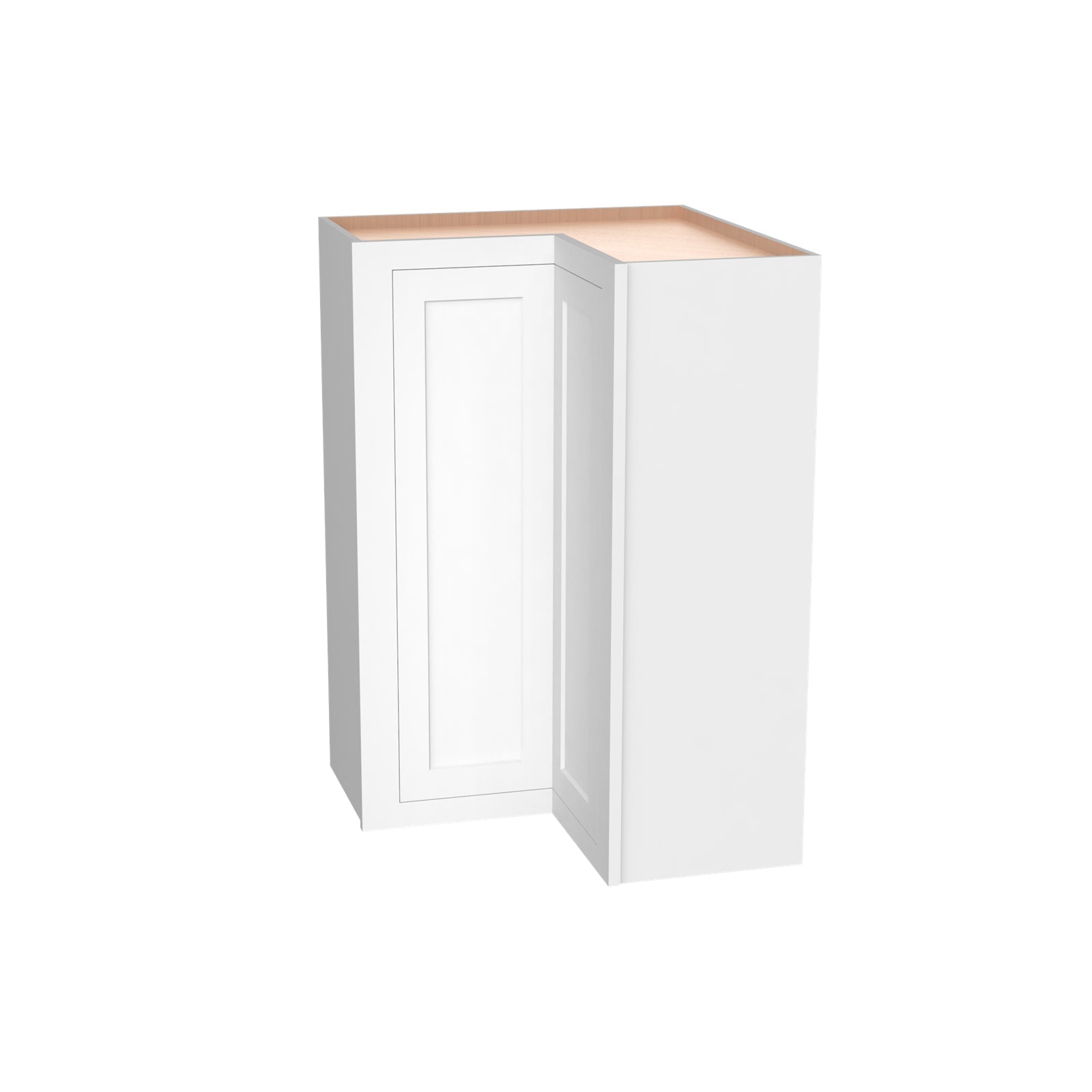 Inset Origami White RTA 25.5"W x 18-42"H x 13.5"D 3-Size Easy Reach Wall Cabinet with 2-3 shelves