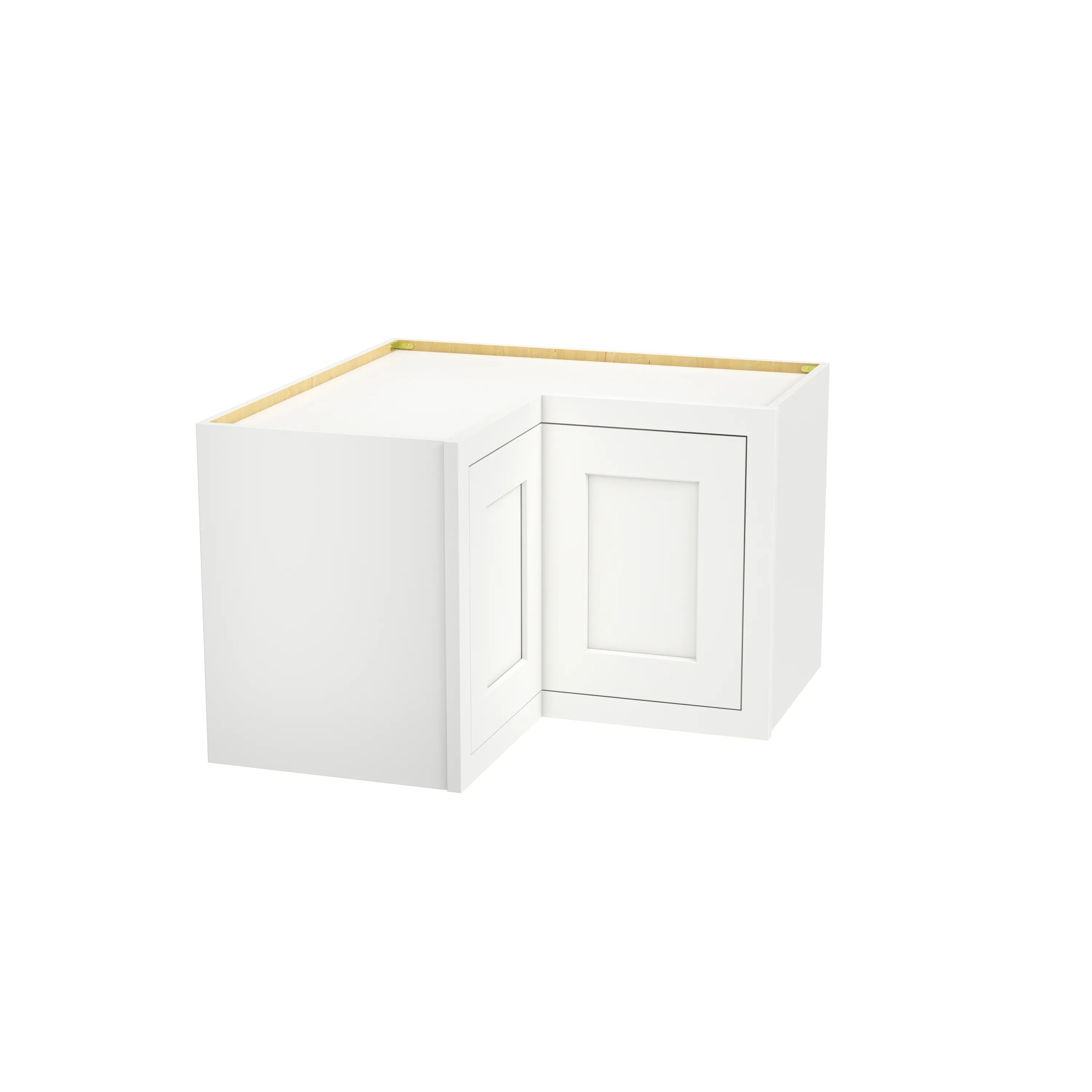Inset Origami White RTA 25.5"W x 18-42"H x 13.5"D 3-Size Easy Reach Wall Cabinet with 2-3 shelves