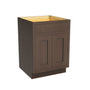 Inset Truffle Brown RTA 24-36"W x 34.5"H x 25"D 5-Size Single Drawer Base Cabinet with 2 Doors