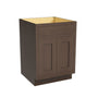 Inset Truffle Brown RTA 24-36"W x 34.5"H x 25"D 5-Size Sink Base Cabinet with 2 Doors and 1 False Drawer