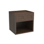 Inset Truffle Brown RTA 30"W x 30-42"H x 25"D 3-Size Double Doors Wall Cabinet with Microwave Opening