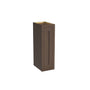 Inset Truffle Brown RTA 9-21"W x 30-42"H x 13.5"D 15-Size Single Door Wall Cabinet