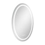 Modern Oval LED Bathroom Mirror with Ambient Backlighting