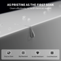 65" Freestanding Solid Surface Bathtub with Overflow, Pop-up Drain andSanding Sponge