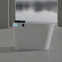 Tankless Black Panel Smart Toilet with Auto Flush, Heated Seat & Bidet Functions