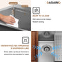 33 inch Stainless Steel Topmount Workstation Kitchen Sink