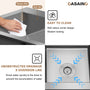 33 inch SUS304 Stainless Steel Topmount Workstation Kitchen Sink 18 gauge