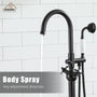 CASAINC Freestanding Bathtub Faucet with Hand Shower in Matte Black and More