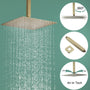 10-inch/12inch Rain Shower System With Handeld & Tub Spout