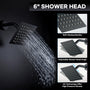 12-inch 4-Function Thermostatic Shower System with Handheld Shower
