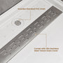 60"x32" White Solid Surface Single Threshold Alcove Shower Pan Base