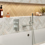 Wall Mounted Bathtub Faucet Set With Handheld Shower Head