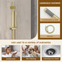 10-inch Wall-Mounted Rain Shower System with Body Jets & Slide Bar