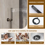 8-inch Ceiling-Mounted Thermostatic Shower System with Body Jets
