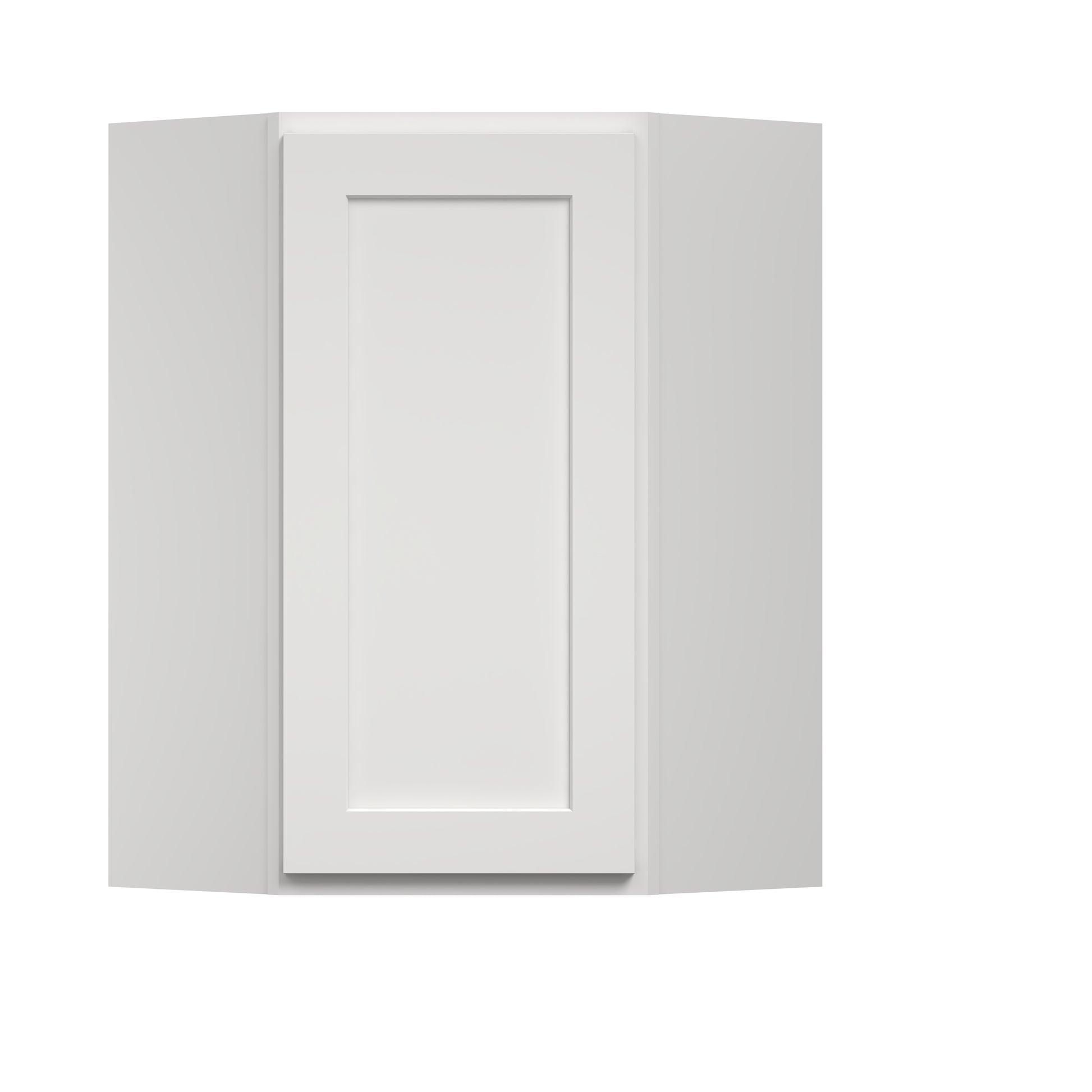 24"W x 12"D x 42"H Plywood Wall Diagonal Corner Kitchen Cabinet with Door Ready to Assemble