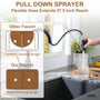 Smart Voice-Controlled Kitchen Faucet with Pull Down Sprayer and Touchless Technology