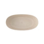 65" Double-Ended Freestanding Solid Surface Bathtub with Modern Cream-Style Soaking