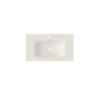 32 in. Solid Surface Wall-Mounted Basin Sink with Single Faucet Hole