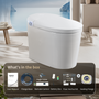 Advanced Tankless Smart Bidet Toilet with Air Bubble Wash & Night Light