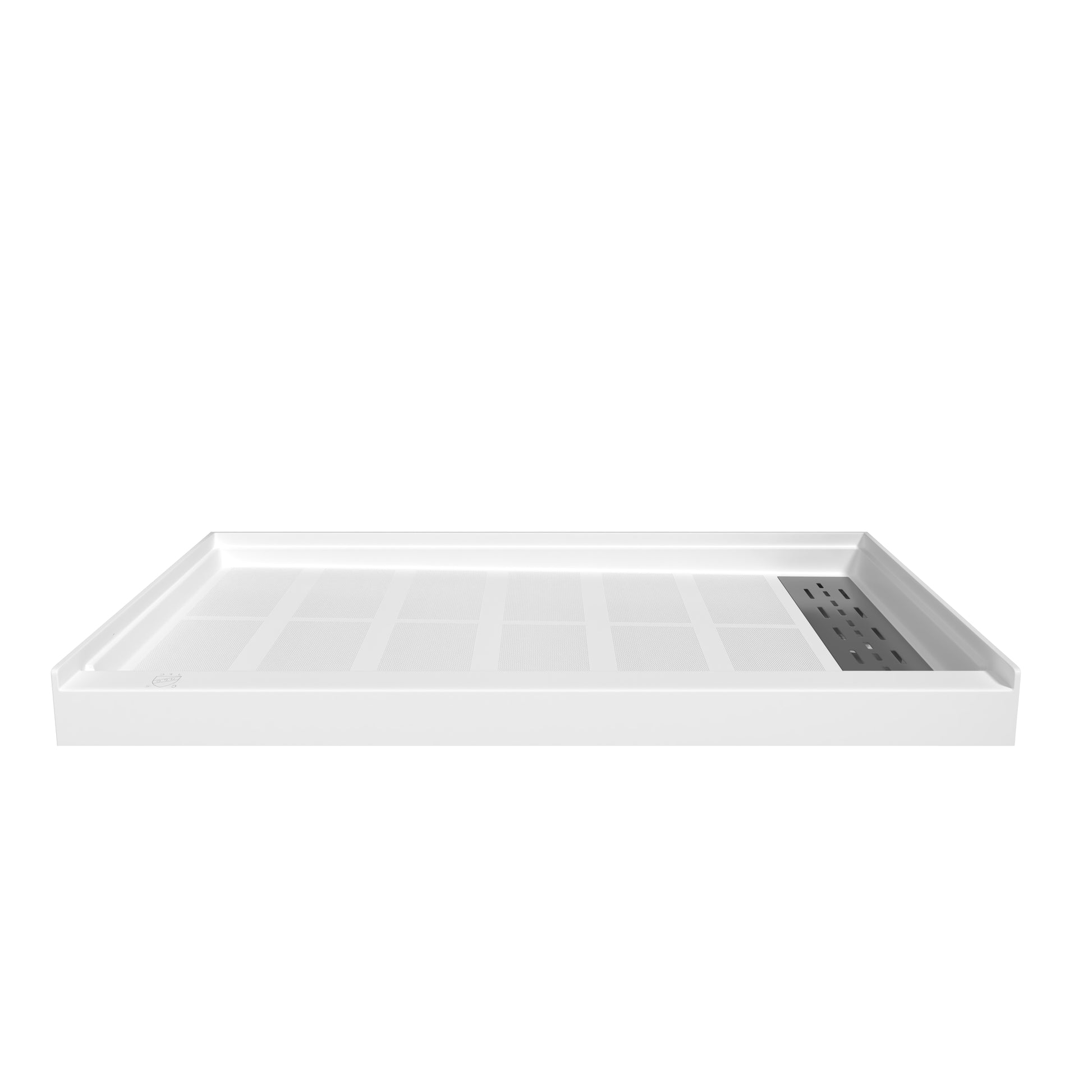 48" x 32" SMC Shower Base with Anti-Slip Textured Floor & Easy Install