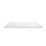 European-Style SMC Shower Base with Sleek Marble Texture in Black & White