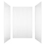V-Shaped Herringbone SMC Shower Wall Panels with Waterproof & Easy Install