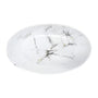 63" Artistic Marble Sculptural Solid Surface Freestanding Soaking Bathtub