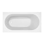 60" Luxury Drop-In Acrylic Soaking Bathtub with Rounded Interior