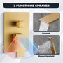 Wall Mounted Bathtub Faucet Set With Handheld Shower Head