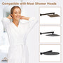 15.75" Wall-Mounted Square Shower Arm with Flange
