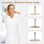 7.87"/11.81" Square Ceiling-Mounted Shower Arm with Flange Cover