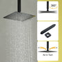 10-inch/12inch Rainfall Shower System With Hand Shower & Pressure-Balanced Valve