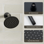 3-Function Shower System with Dual Showerheads and Balancing Valve
