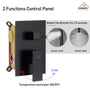 10" Ceiling Mount Dual Shower Head System with Handheld & Rough in Valve