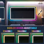 Tempered RGB LED Bathroom Mirror with Smart Controls & Anti-Fog