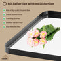 Wall-Mounted Vanity Mirror with Matte Black Metal Frame