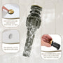Modern Design 2-Handle Centerset Bathroom Faucet with Pop-up Drain