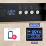 22*9 inch 4-Function Thermostatic Shower System with Digital Display and 6 Body Jets