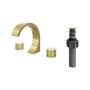 Modern Design 2-Handle Centerset Bathroom Faucet with Pop-up Drain