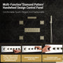23.6" x 15.7" Ceiling-Mounted 5-Function Thermostatic Shower System with Neck/Back Massage Spout