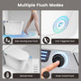 Modern Antibacterial Ceramic Smart Toilet with Side Ambient Lighting