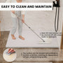European-Style SMC Shower Base with Anti-Slip Design in Black or White